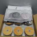 Fumete 6 Sets Christian Women Gift Set Bulk Glass Cup Tumblers Lid Straw Makeup Cosmetic Bag Religious Mini Mirror Easter Church Gift for Pastors Wife Sunday School Teacher(Bible Words,Black)