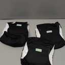 wegreeco Washable Dog Diapers - Washable Male Dog Belly Wrap - Pack of 3 - (Black,Medium)