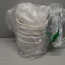 Tatuo 6 Sets Small Gift Baskets Empty Bulk Woven Cotton Basket with Bags Ribbons Easter Rabbit Candy Eggs Basket for Easter Birthday Wedding Graduation Gift(7.5 x 6.9 x 2.9 Inches)