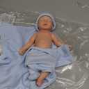 OtardDolls Silicone Baby Doll 10 Inch Full Body Soft Silicone Reborn Baby Handmade Reborn Baby Doll Mini Realistic Newborn Baby Dolls for Kids