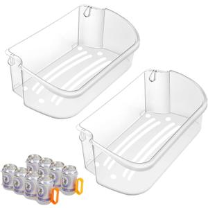 2 Pack UPGRADE 240356402 Refrigerator Door Bin Replacement Part, Compatible Frigidaire Refrigerator Door Shelf LFSS2612TF0 FGUS2642LF2 LGUS2642LF1 LFSS2612TE0 AP2549958 FGHS2631PF4A Door Shelves
