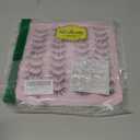 Manga Lashes Natural Look Anime False Eyelashes 20 Pairs Clear Band Individual Wispy Fake Eyelashes Strip Spiky DIY Cluster Lashes Extension C-curly Cat Eye Lashes Pack