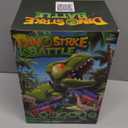 Realistic Dinosaur Moveable Shooting Toys, 2 Pack Launchers with Aiming, Roaring Dino Eyes & Belly Glow, LCD Score Record, Stocking Stuffers for Kids Toys Gifts for Boy Ages 3 4 5 6 7 8 9 10+ Year Old (Green)