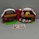 KMUYSL Toys for 1 2 3 Years Old Boys Girls, Big Red Barn Farm Animal Playset for Boys Girls, Learning Montessori Toys, Christmas Birthday Easter Gift for Baby Kids Toddlers Age 12-18 Months