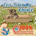 12-Pack Disposable Litter Boxes for Cats: 8/12/16 Portable Leak-Proof & Odor Control Tray for Kitty Foster Cats Indoor Travel 17.5''x13.6'' Litterbox Liner