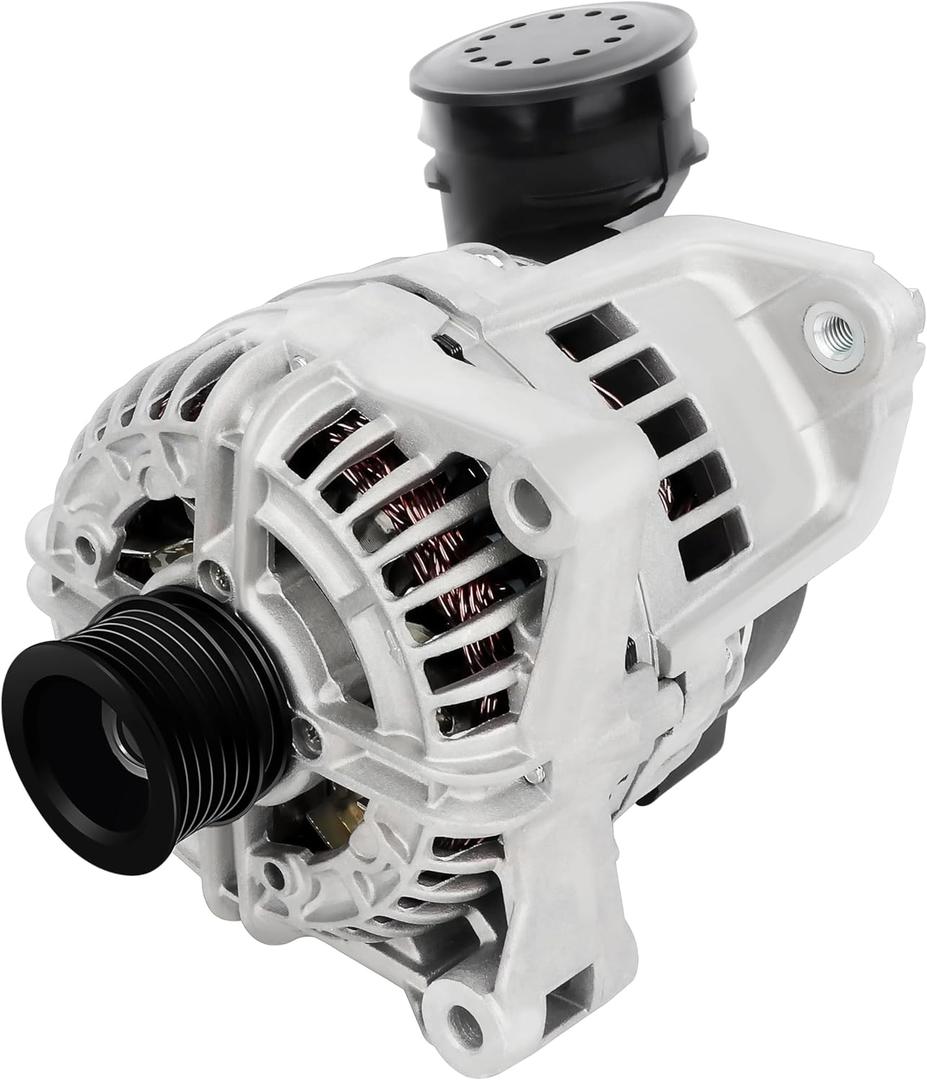 New Alternator Replacement for BMW for 325Ci L6 2.5L 2001-2006 for BMW for X5 L6 3.0L for BMW for 330i L6 3.0L 2001-2005, 120AMP High Output Alternator fit ABO0234 13882