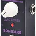 SONICAKE Octave Guitar Pedal, Analog Classic Lower Octave Guitar Effects Pedal for Guitar & Bass, True Bypass - Octaver