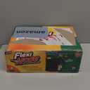 Flexi Hose with 8 Function Nozzle, 100FT - Lightweight Expandable Garden Hose, No-Kink Flexibility, 3/4 Inch Solid Brass Fittings and Double Latex Core - Green