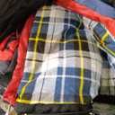 REDCAMP Cotton Flannel Sleeping Bag for Camping Backpacking, Adults Cold Weather Envelope Sleeping Bags with 3lbs Filling, Blue with 3lbs filling