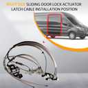 Right Side Sliding Door Lock Actuator Latch Cable Compatible for 2015-2020 Ford Transit-150, Transit-250, Transit-350, Transit-350 HD & Thomas Transit Liner CK4Z61264A00B/D