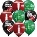 46PCS Football Birthday Party Decorations,Banner,Football Theme Party Decorations,Balloons.Cake Toppers,Cupcake Toppers.Football Birthday Decorations Sports party Decorations.