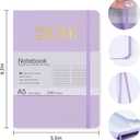 3 Pack Lined Notebook Set, Professional A5 Notebook for Adults on Work & Note Taking, 240 Pages Notebook with waterproof Cover