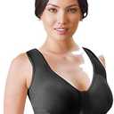 Annette Post Surgery Bra for Women – Front Closure, Strapless, and Wireless Sleep Brassiere – Full Coverage Gym & Sports Bra L-XL