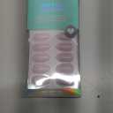BTArtbox Press On Nails Almond - Pastel Purple Short Press On Nails with Glue for Women, Opaque Soft Gel Glue On Nails in 16 Sizes - 32 Stick On Nails Kit, Satin Memo