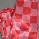 Miss Adola 2 Pack Mulberry Silk Pillowcase for Hair and Skin - Standard Size 20 x 26 Inches with Hidden Zipper PK Check 19 Momme Soft Sleeping Silk Pillow Case for Women, Moms