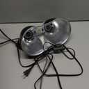 Zoo Med Combo Mini Deep Dome Clamp Lamp Fixture 2 x 5-1/2 Inch Deep Domes