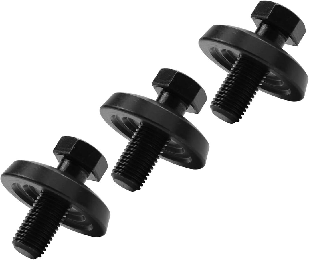532193003 Blade Bolt Washer Compatible with Husqvarna AYP Craftsman Lawnmower Blades Hold Bolts 1-1/4" X 7/16"-20, 539107522 532174365 532-1930-03 193003 174365 14457, 3 Pack, Black