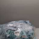 Ultra Plush Bubble Faux Rabbit Fur Blanket  950GSM Thick Fluffy Throw Blanket for Bed, Couch, Sofa, or Gift, 50"  60", Tie-dye Teal