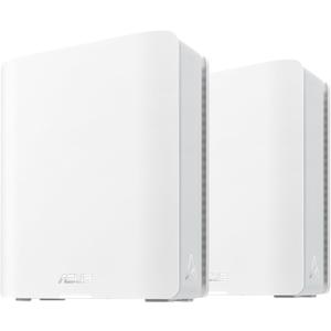 ASUS ZenWiFi BT8 Tri-Band WiFi 7 Mesh, 14 Gbps, 5900 sq.ft. (2pk), Dual 2.5G Ports, Security and Parental Controls Included, Smart Home Master SSIDs, 4G & 5G Mobile Tethering