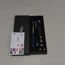 LARAH Black Fidget Pen Toy, Sensory Tool EDC Fidgeting Game for Adults, Cool Gadget Best for Stress and Anxiety Relief and Kill Time,Novelty Gifts for Teen and Adults