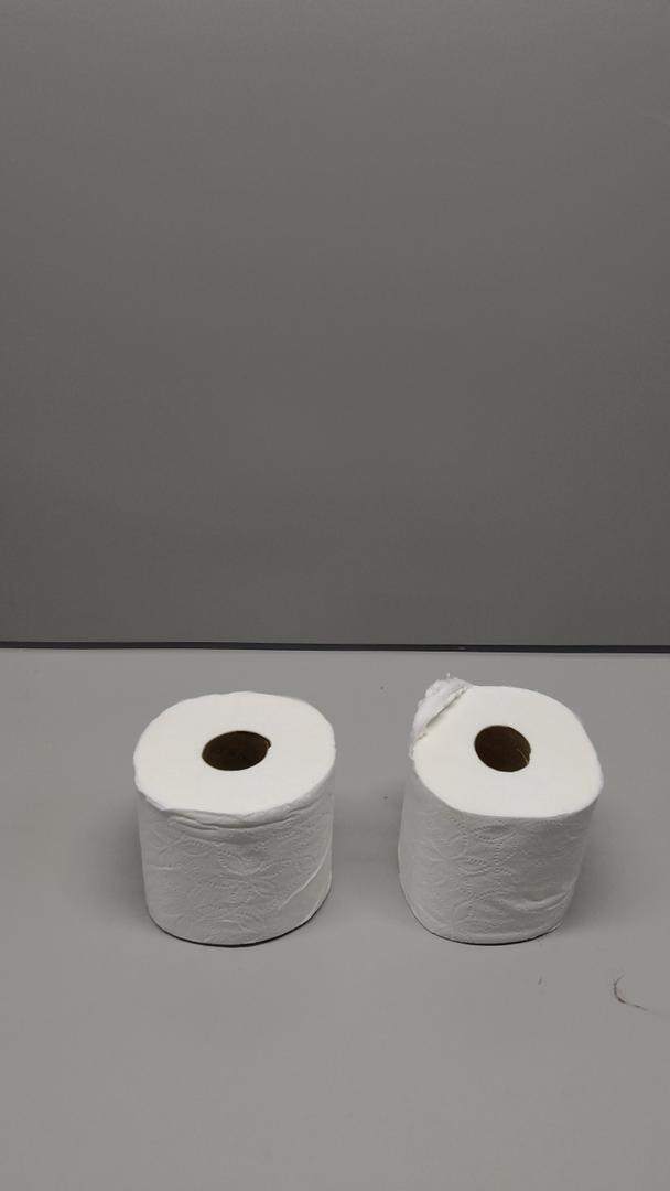 2 PCS White Toilet Paper