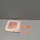 PATIKIL Iron on Letter Patches, 78Pcs Embroidered Letters A-Z Sew on Iron on Patches for Clothes Backpacks Hats DIY Accessories, Orange 2inch Height