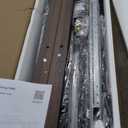 GarveeHome 63-83" Extendable Dining Table, Industrial Rectangular Dining Room Table for 6-8 People, Expandable Kitchen Table with Heavy Duty Metal Frame for Dining Room, Kitchen & Parties, Brown