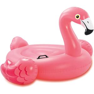 INTEX Pink Flamingo Inflatable Pool Float: Animal Pool Toy For Kids – 2 Heavy-Duty Handles – 88lb Weight Capacity – 70" x 53" – For Ages 3+