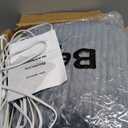 Bedsure GentleSoft Electric Blanket King Size - Soft Ribbed Flannel Heated Blanket with Dual Control, Heating with 10 Heat Settings & 10 Time Settings, 8 hrs Timer Auto Shut Off (90x100 inches, Grey)