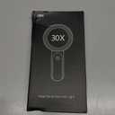 JMH Magnifying Glass with Light, Handheld Large Magnifying Glass 18LED Cold and Warm Light with 3 Modes, Illuminated Lighted Magnifier for Seniors Reading, Coins, Jewelry (Black)