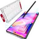 X-it 3-Pack HD Screen Protector for Samsung Galaxy S25 Ultra, [100% Fingerprint Unlock], 9H+ Tempered Glass, [Automatic dust Removal], 10x Military Protection, [Bubble-Free], Case Friendly (Clear)