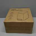 Cesun Small Bathroom Trash Can with Lid Soft Close, Step Pedal, 5 Liter / 1.3 Gallon Stainless Steel Garbage Can with Removable Inner Bucket, Waste Basket for Bathroom, Bedroom (White)