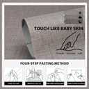 Grasscloth Peel and Stick Wallpaper 23.6"X480.3" Brown Contact Paper