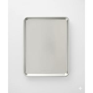 Nordic Ware Naturals Half Sheet - USA Made Aluminum Commercial Quality Sheet Pan for Baking or Roasting, Encapsulated Galvanized Steel Rim Prevents Warping