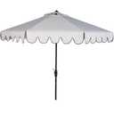 9ft Market Patio Umbrella Replacement Canopy, UV Protective, Fade Resistant, Vented Design for Outdoor Use (Ivory)
