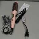 Farery Thermal Brush Extra Long Barrel, 1.5 Inch Hot Curling Wand for Big Bouncy Curls, Non-Blowing Heated Round Brush, Ceramic Curling Wand for Medium & Long Hair, 9 Adjustable Temps, Dual Voltage