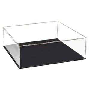 uxcell Acrylic Clear Display Case Box Dustproof Protection Showcase Cube Collectibles Show Box 11.8x9.8x5.9inch