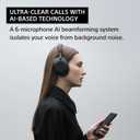 Sony WH-1000XM6 The Best Noise Canceling Wireless Headphones, HD NC Processor QN3, 12 Microphones, Adaptive NC Optimizer, Mastered by Engineers, Studio-Quality, 30-Hour Battery, Black