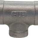 AF Hydro Stainless Steel SS316 Reducing Tee Pipe Fitting, 1 1/2''NPT x 1 1/2''NPT x 3/4''NPT Female Thread, Pressure Rating up to 150 PSI, Class 150 Reducer Connector Adapter