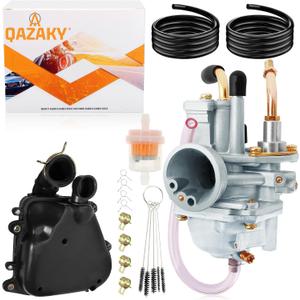 QAZAKY Carburetor Compatible with Polaris Sportsman Scrambler Predator 50 90 50cc 90cc Carb ATV Quad Yamaha Jog 90 100 90cc 100cc 4DM E-Ton Viper RXL70 2-Stroke RXL50 AXL50 TXL50 Beamer R2
