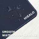 Large Black Mouse Pad - Desk Mat with Non-Slip Rubber Base, Smooth Waterproof Surface, Stitched Edges - Ideal as Desk Pad for Office, Gaming, and Home Use,31.5 x 11.8 inch
