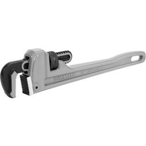 DURATECH 14-inch Heavy Duty Aluminum Straight Pipe Wrench, Adjustable Plumbing Wrench, Drop Forged, Exceed GGG standard