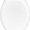 Gerber Elongated Toilet Seat with Cover, Soft Close, No Slam, Quick & Easy Install, Heavy-Duty Plastic, Adjustable Fit for Standard Elongated Toilets, Durable & Fade-Resistant, White G0099213