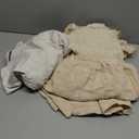 ABYOVRT Women Floral Embroidered Maxi Dress Long Puff Sleeve Square Neck Bohemian Flowy Dress with Pockets Summer Fall, and T-Shirt L