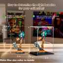 Acrylic Display Case for Collectibles Assemble Clear Display Case for Figures Alternative Glass Boxes for Lego Doll Statues Home Storage(12x8x8 inch; 30x20x20 cm)