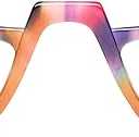 Peepers by PeeperSpecs Women's Fruit Stripe Gum Rectangular Reading Glasses +4.00
