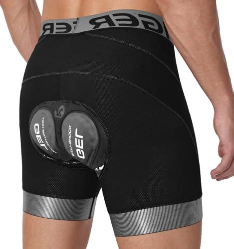 X-TIGER Bike Shorts for Men 5D Gel Padded Anti-Slip Leg Cycling Underwear Mountain Bicycle Riding Road Biking Liner XXXL
