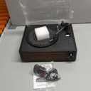 Vintage Record Players for Vinyl with Speakers Belt-Driven Retro Turntable LP Player Support 3-Speed, Bluetooth Playback, AUX-in, Headphone, RCA All-in-one Auto Stop Phonograph Wooden Brown