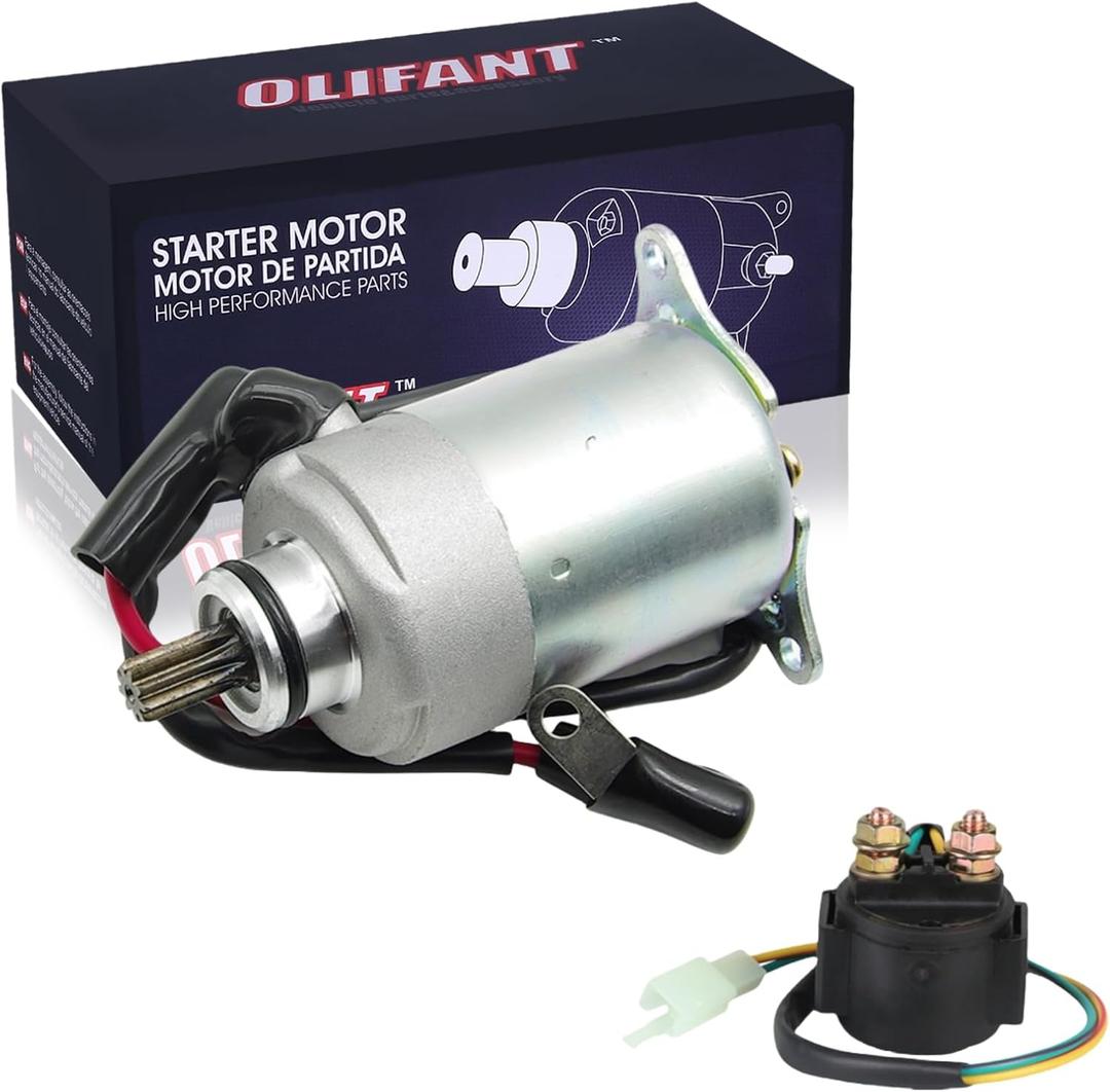 Starter Motor for 125cc 150cc Moped Scooter 4 Stroke GY6 Chinese 152QMI 157QMJ Taotao Baja SUNL Tank Roketa Jonway Baotian
