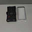 TONGATE for Samsung Galaxy S25 Ultra Case with Magnetic Stand, Compatible with Magsafe, [Military Drop Protection][2 Front Frames & Camera Cover] S25 Ultra Case with Screen Protector & Belt Clip,Black